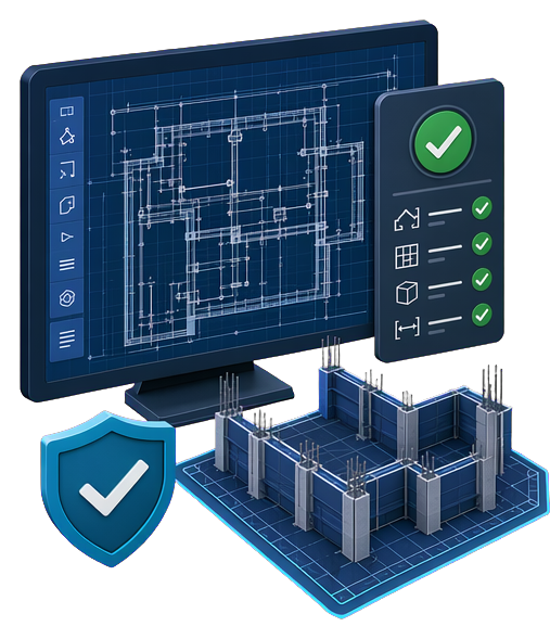 FIMSO CAD validation and checking illustration